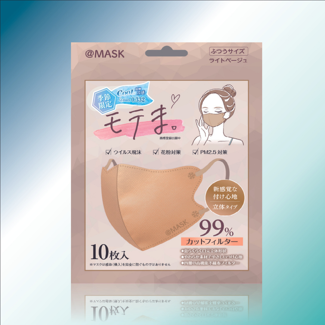 冷感モテま。10枚入　BEIGE